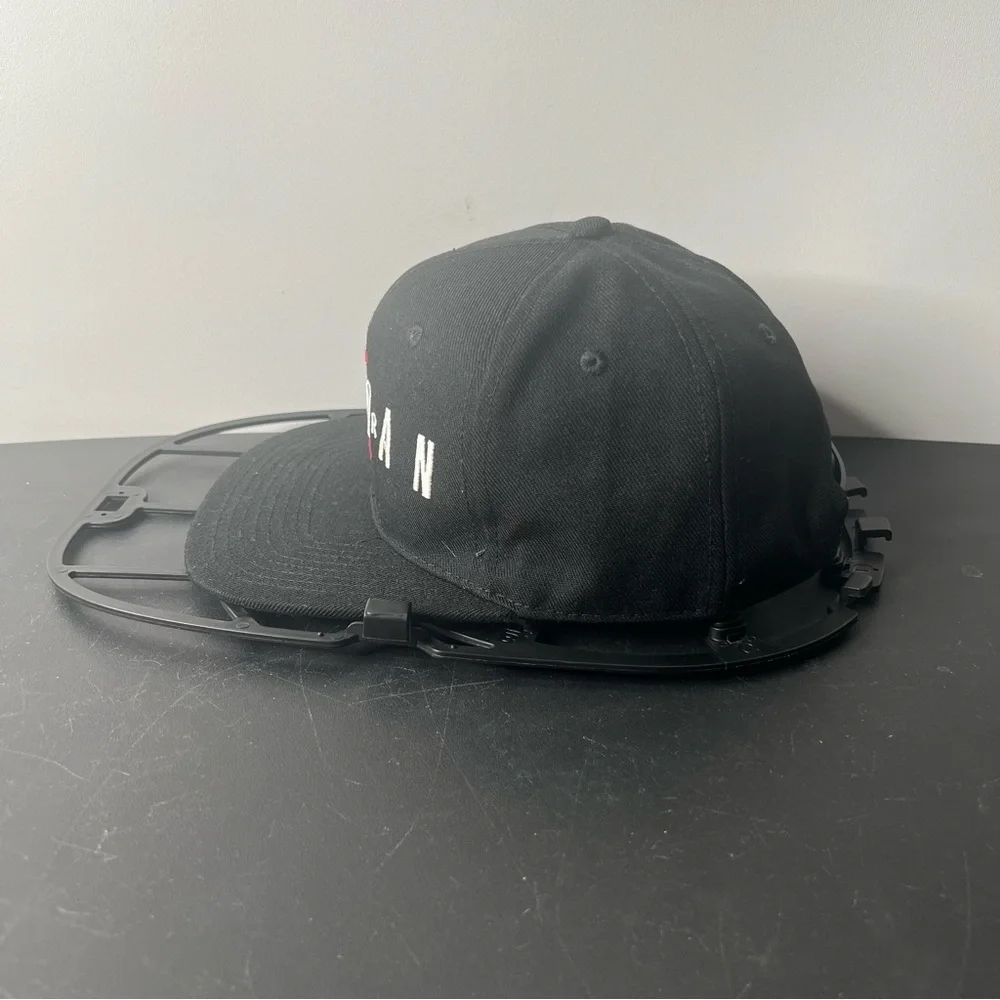 Air Jordan Youth Structured SnapBack Cap Hat Black Adjustable Style # 0128-023